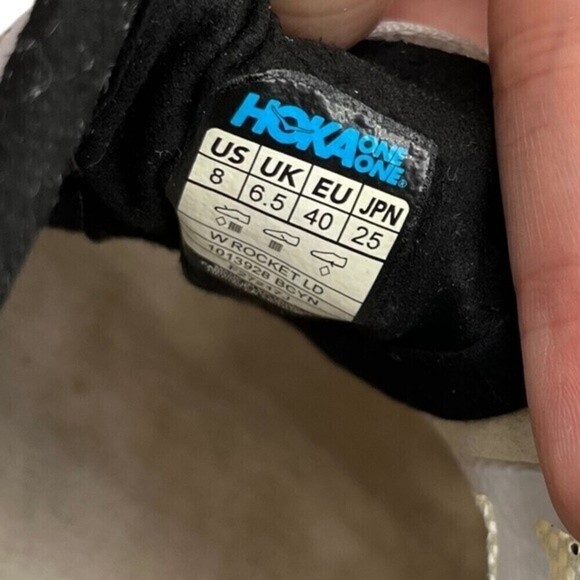 Hoka One One Rocket LD Track Spikes White Women’s Size 8 Racing Shoes - Picture 11 of 12